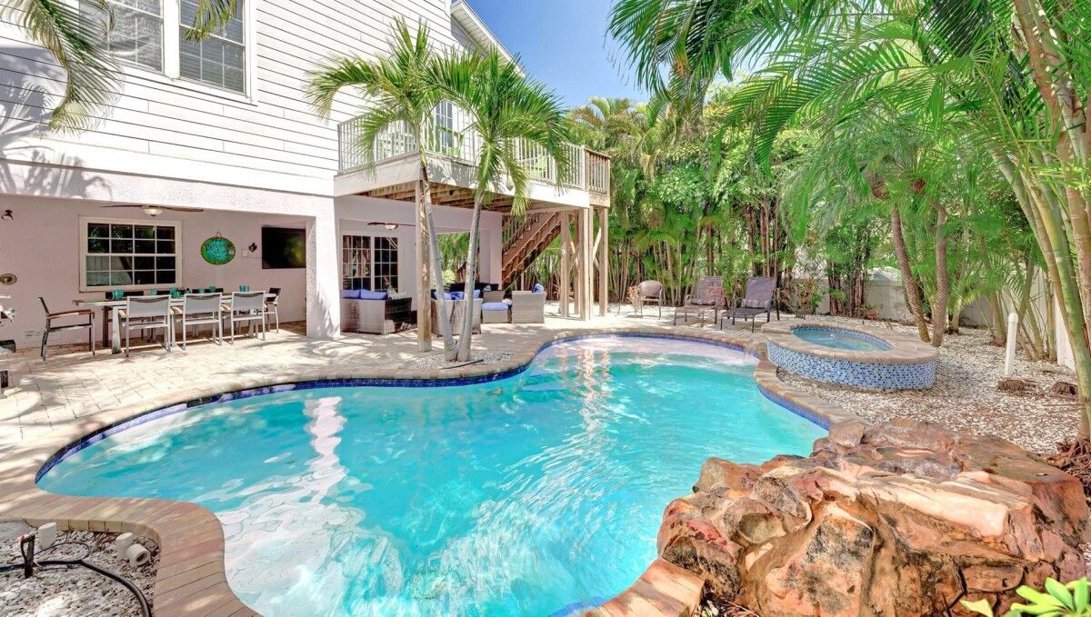 pool from Casa Morado, a vacation rental on Florida's Gulf Coast