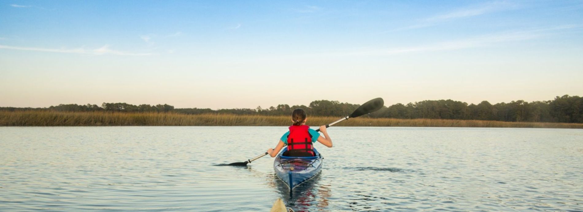 kayaker on water