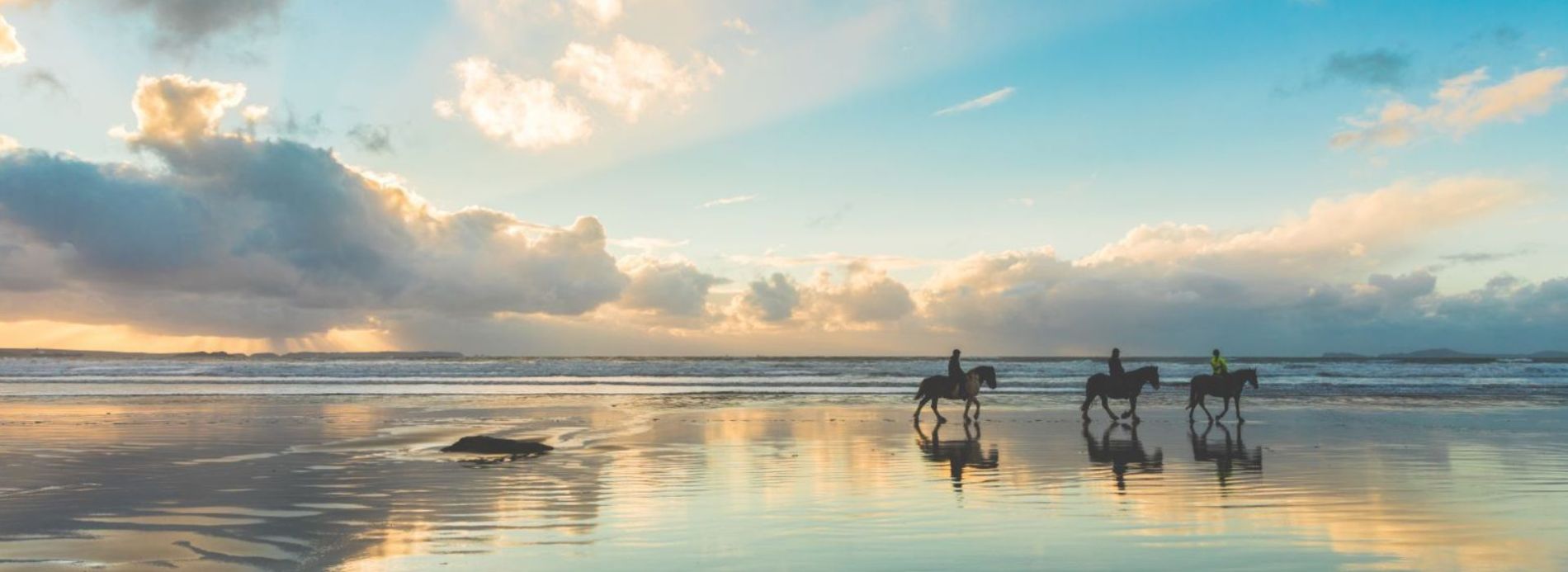 horseback riding on beach